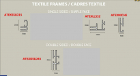 Profily Textile Frame