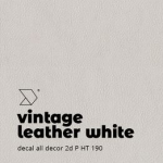 Alldecor 2D Vintage Leather White